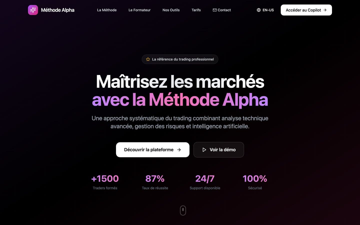 Alpha Method — AI platform preview